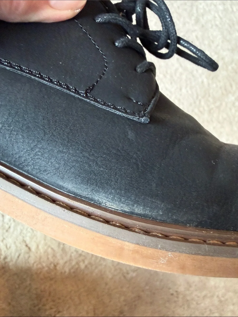 Steve Madden  Men’s Black Suede  Oxfords size 7